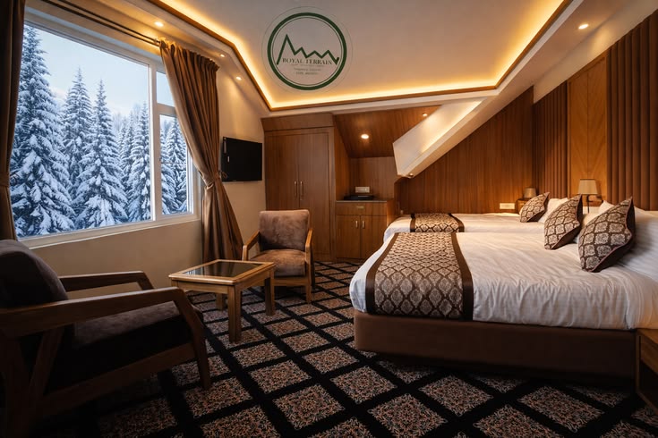 Royal Terrain hotel room decor
